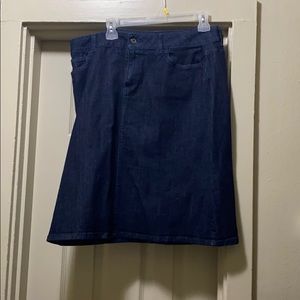 jean skirt